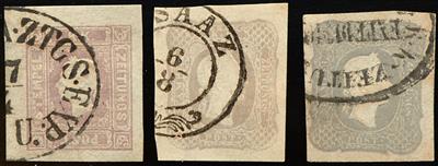 gestempelt - Österr. Nr. 17 (dünne Stelle), - Briefmarken
