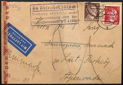 Poststück - D.Reich, - Známky