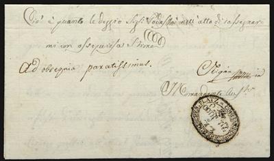 Poststück - Interessante Partie Militärbriefe Österreichische Besetzung in Italien aus ca. 1799/1879, - Známky
