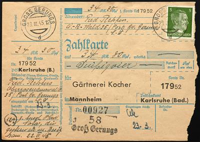 Poststück - Ostmark 1945 Niederösterreich - Briefmarken