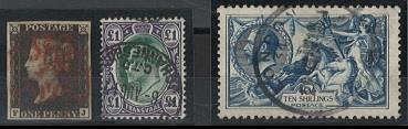 gestempelt/*/** - Sammlung Großbrit. ab 1840 mit viel Kolonien, - Stamps