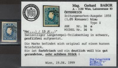 Briefstück - Österr. Nr. 16, - Známky