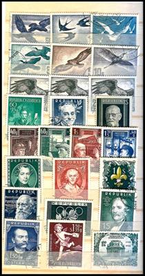 gestempelt - Bestand Österreich ab 1945, - Briefmarken