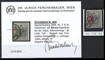 gestempelt - Österr. Nr. 2H Ib, - Stamps