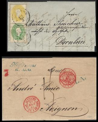 Ö. Ausgabe 1850 Poststück - 1821/1908 Hohenems: Heimat-Spezial-Sammlung - Briefmarken