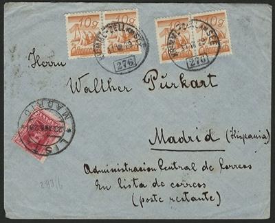 Poststück - Österr. 1894/1912, - Briefmarken