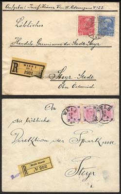Poststück - Reichh. Partie, - Briefmarken