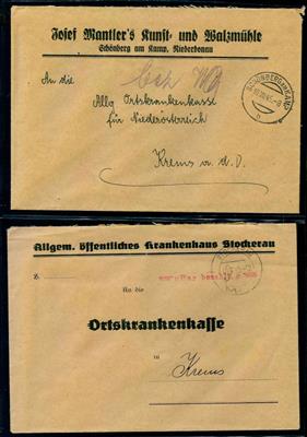 Poststück - Österr. 1945, - Známky