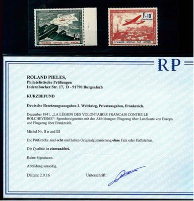 ** - D.Reich Private Ausg., - Briefmarken und Ansichtskarten