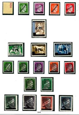 ** - Sammlung Österr. 1945/1969, - Stamps