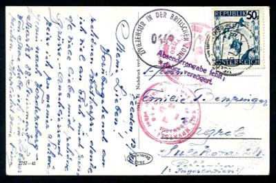 Österr. 1946 Karte von VELDEN nach - Briefmarken und Ansichtskarten