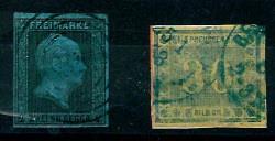 gestempelt/Briefstück - altd. Staaten _ kl. Sammlung Preußen, - Briefmarken und Ansichtskarten