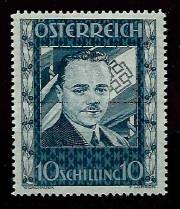 * - Österr. Nr. 588 (10 Schilling DOLLFUSS), - Briefmarken und Ansichtskarten