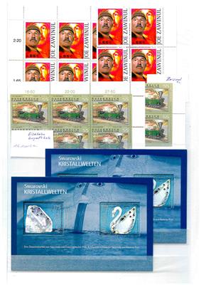 ** - Österr. - Partie EURO - NEUHEITEN - FRANKATURWARE aus 2004, - Briefmarken und Ansichtskarten