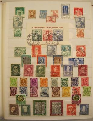 gestempelt - Sammlung BRD 1949/2002, - Briefmarken und Ansichtskarten