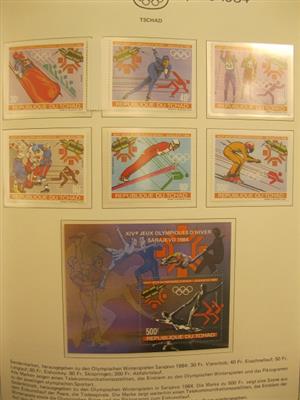 ** - Sammlung "Olympische Spiele 1984", - Stamps