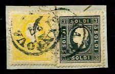 .Û/Ú - Kl. Partie Lomabrdei 1850/1863, - Stamps