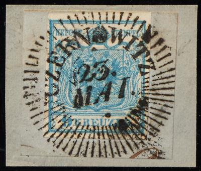 Briefstück - Österr. Ausg. 1850 - Abstempelungen Bukowina, - Briefmarken und Ansichtskarten