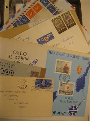 Partie Poststücke Brit. Commonwealth aus ca. 1945/2006 - u.a. canada, - Francobolli