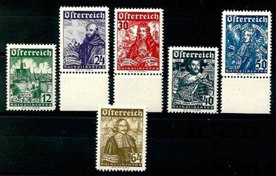 ** - Österr. Nr. 557/62 (Katholiken), - Briefmarken und Ansichtskarten