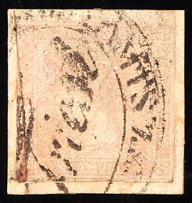 Briefstück - Österr. Nr. 8 (sogen. ROSA - Stamps