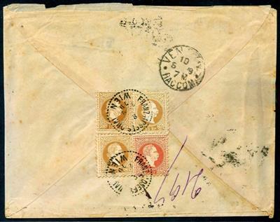 1879 Brief von Wien nach Venedig - Francobolli