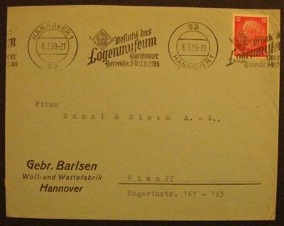 Poststück/** - Motivsammlung "Freimaurerei", - Briefmarken und Ansichtskarten