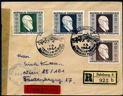 Poststück - Österr. II. Rep., - Briefmarken und Ansichtskarten