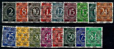 * - Bizone Nr. 52II/68II gepr. Schlegel, - Briefmarken und Ansichtskarten