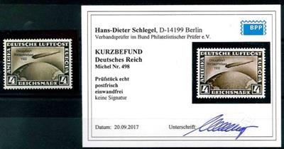 ** - D.Reich Nr.498, - Briefmarken und Ansichtskarten