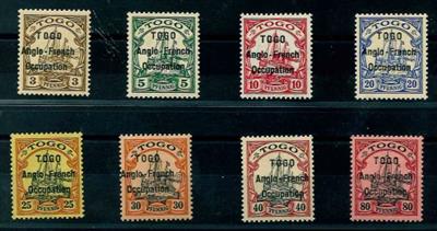 * - D. Kolonien Togo - Britische Besetzung Nr. 1I/7I und 9I, - Stamps