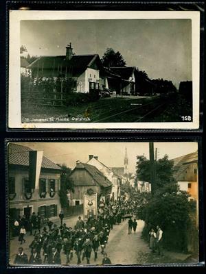 Partie AK Steiermark u.a. mit Bahnhof St. Johann a. d. Haide, - Známky