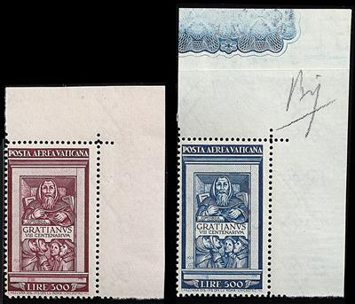 ** - Vatikan Flug  Nr. 185/86 (Gratiani), - Stamps