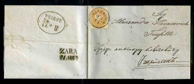 Bosnien Poststück - 1864 Bosnien-Vorläufer Brief geschrieben in Mostar, - Briefmarken