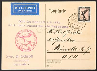 Poststück - Deutsches Reich - Luftschiff - Briefmarken