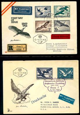 Poststück - Österr. Flug Nr. 955/56, - Briefmarken