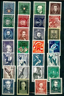 ** - Partie Österr. ab 1945 - u.a. mit - Stamps
