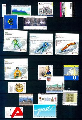 ** - Partie FRANKATURWARE DEUTSCHLAND in 1 gr. Steckb., - Briefmarken