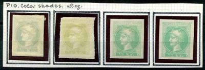 **/* - Österr. 1867/80 kleine Partie Zeitungsmarken mit Typen - Farben - Abarten - etc.(ANK 42, - Briefmarken
