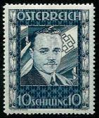 * - Österr. 1936 10 Schilling Dollfuss - Briefmarken