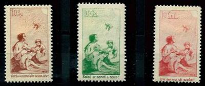* - Schweiz Nr. I/III (Pro Juventute 1912), - Briefmarken