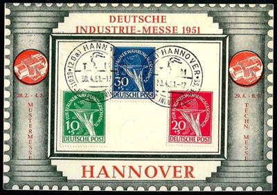 Berlin Nr. 68/70 mit Sonderstempel - Briefmarken