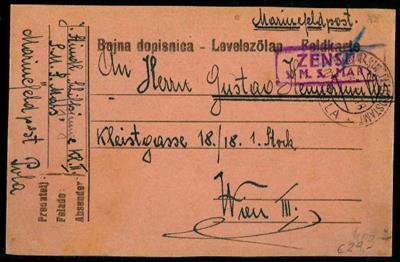 Poststück/Briefstück - Partie Poststücke Österr. ab Monarchie u.a. mit Feldpost - Rekopost - Christkindl, - Stamps