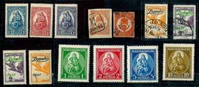 ** - Ungarn Nr. 427/29 - 478/79 u. 482/87 - ** -, - Briefmarken
