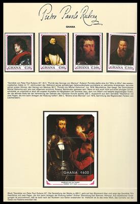 ** - Motivsammlung Rubens, - Briefmarken