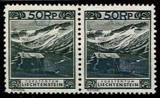 ** - Liechtenstein Dienst Nr. 6C im waagr. Paar, - Briefmarken