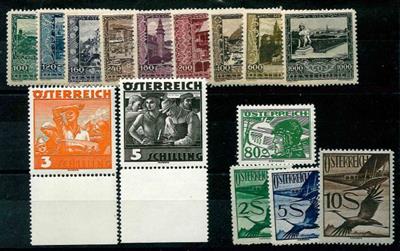 ** - Österr. Städte - Trachten I 3+5S und 4 Flugpostwerte, - Stamps