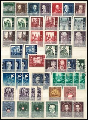 **/*/gestempelt - Partie Österr. ab 1945, - Stamps