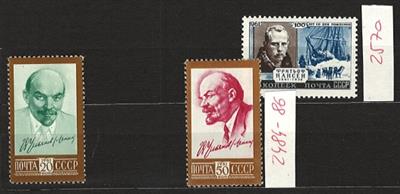 ** - Partie Dubl. Sowjetunion ca. 1961/1986, - Briefmarken