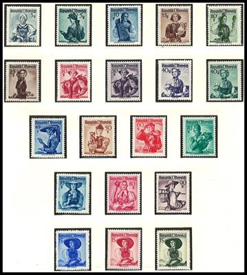 ** - Sammlung Österr. 1945/1969, - Briefmarken
